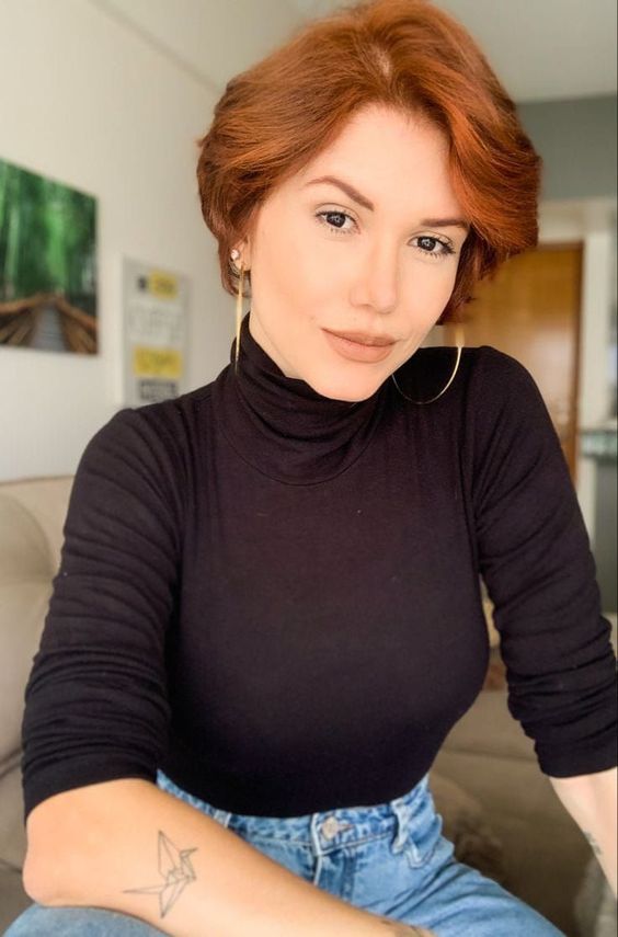 copper short hair trends