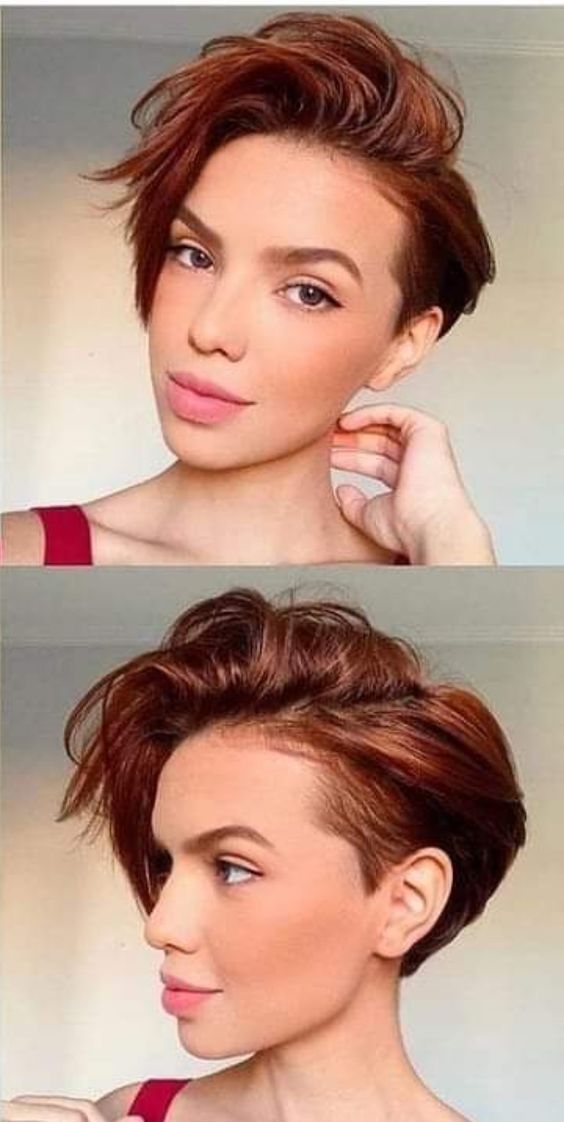 copper short hair trends