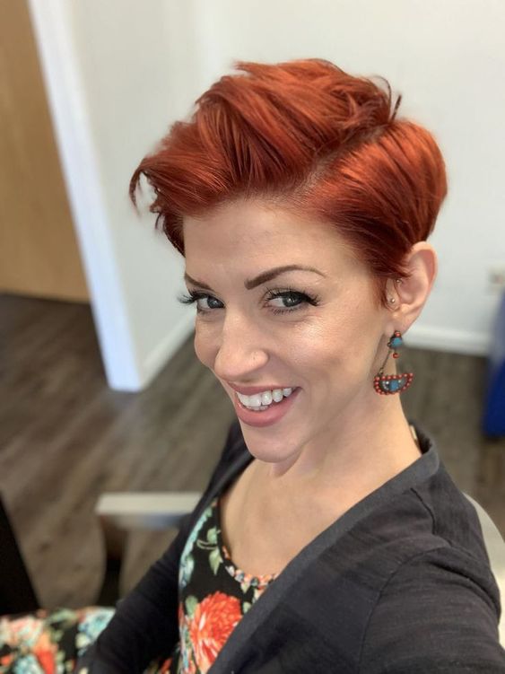 copper short hair trends