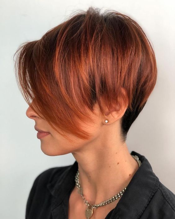 copper short hair trends