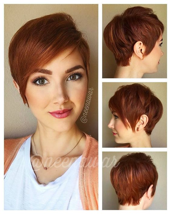 copper short hair trends