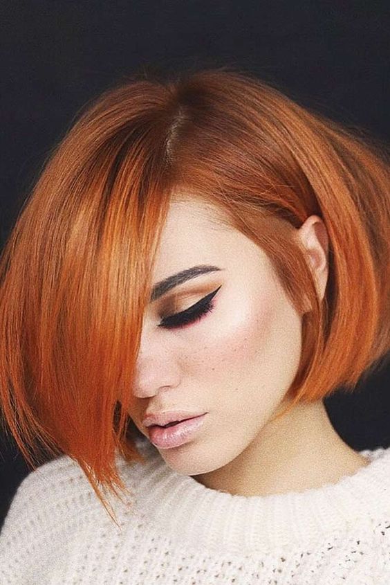 copper short hair trends