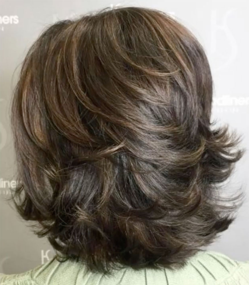 medium layered haircuts