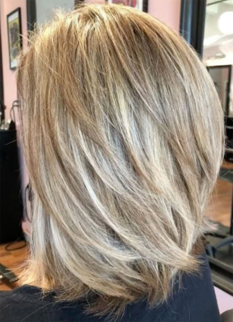medium layered haircuts