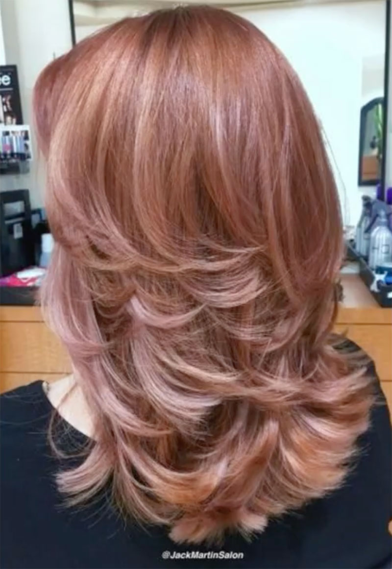 medium layered haircuts