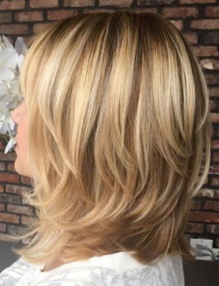 medium layered haircuts
