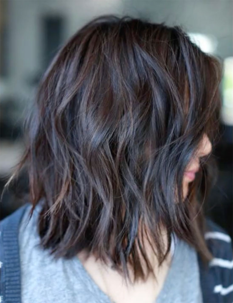 medium layered haircuts