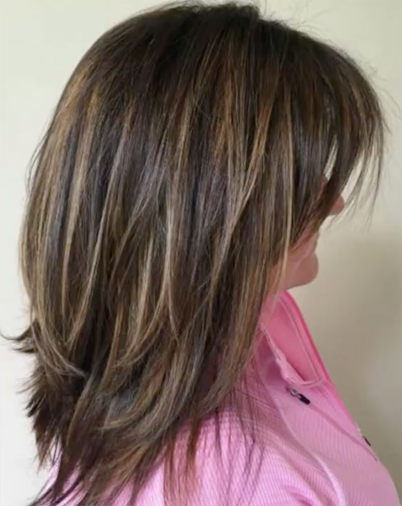 medium layered haircuts