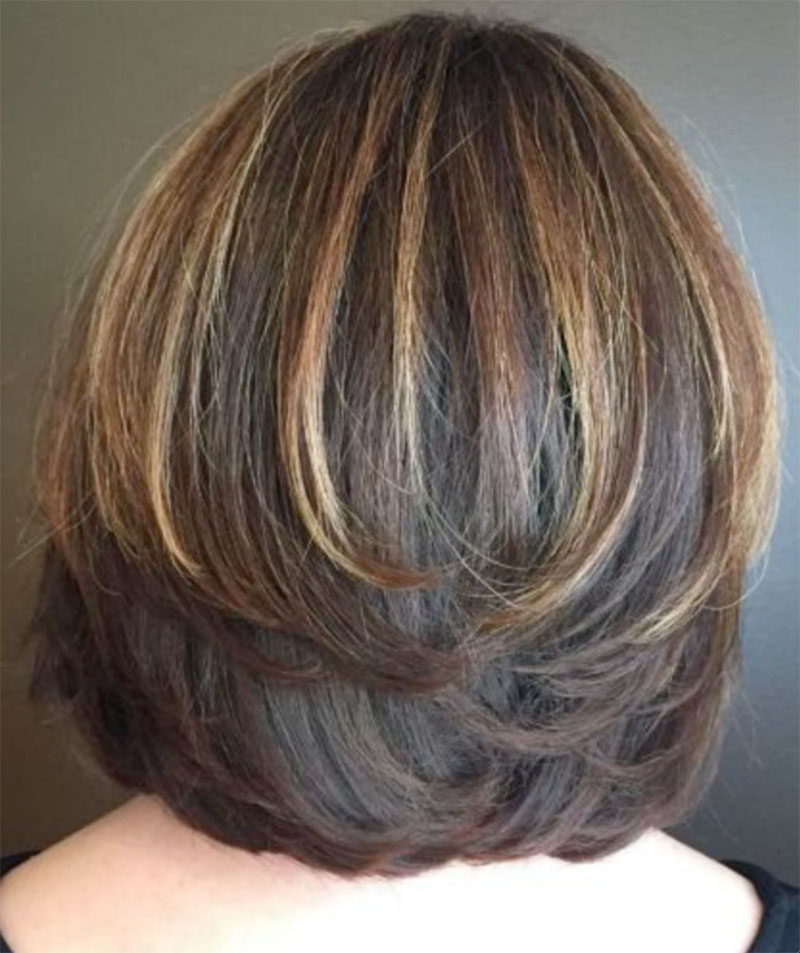 medium layered haircuts