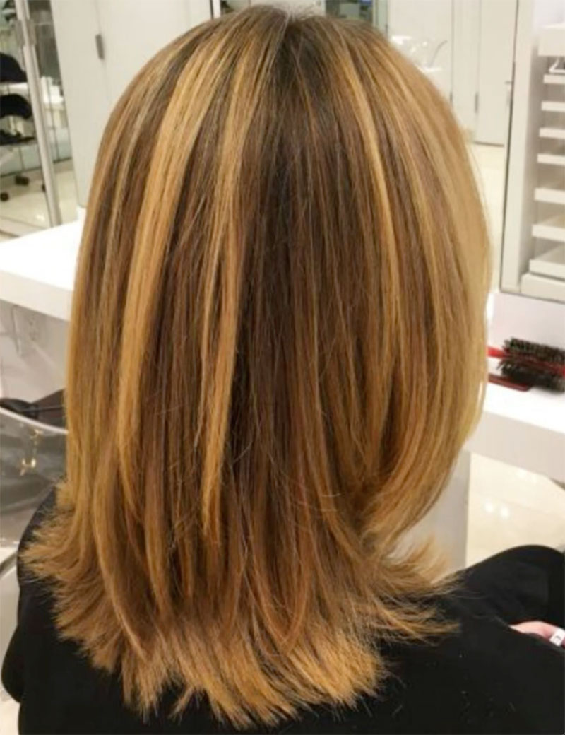 medium layered haircuts