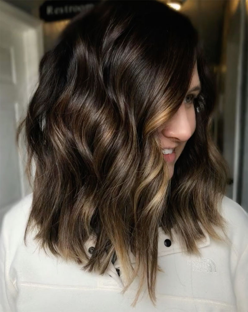 medium layered haircuts