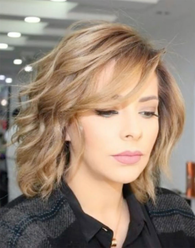 medium layered haircuts