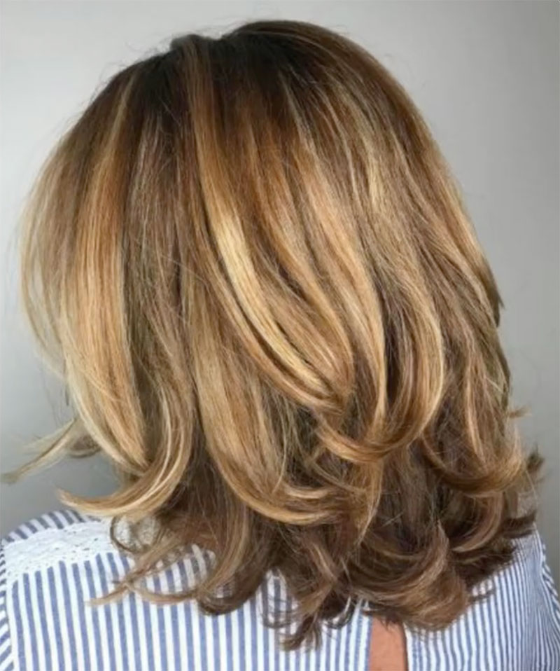 medium layered haircuts