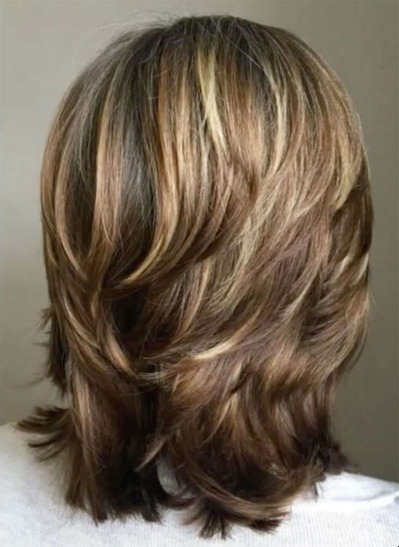 medium layered haircuts
