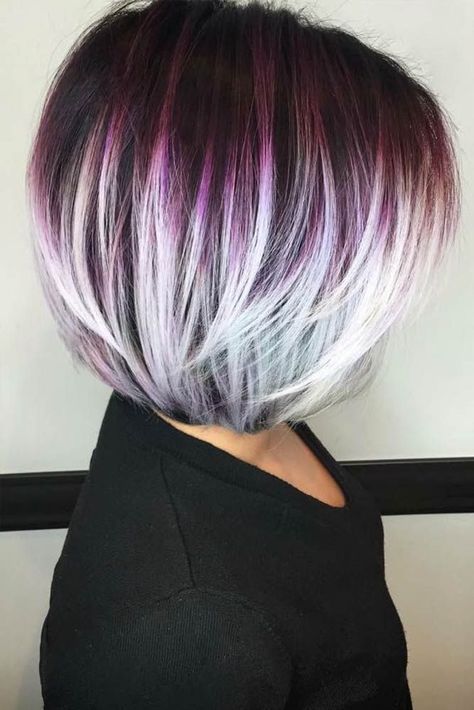 Multi-Toned Short Hair Color Ideas