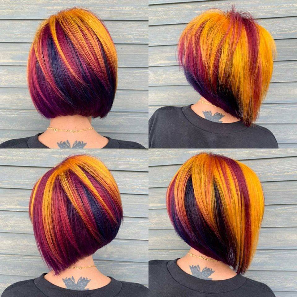 Multi-Toned Short Hair Color Ideas