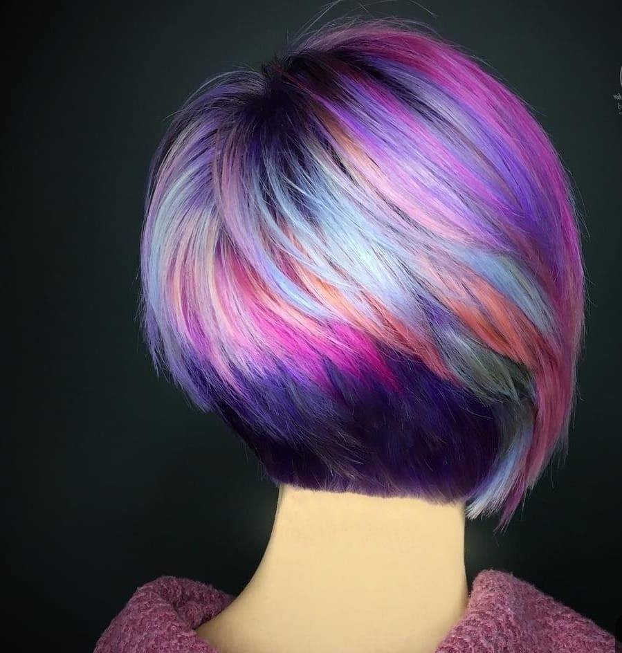 Multi-Toned Short Hair Color Ideas