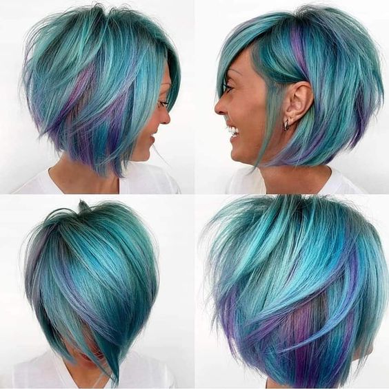 Multi-Toned Short Hair Color Ideas