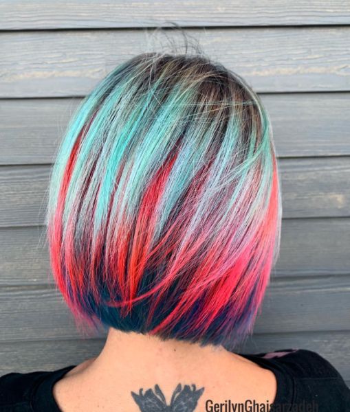 Multi-Toned Short Hair Color Ideas