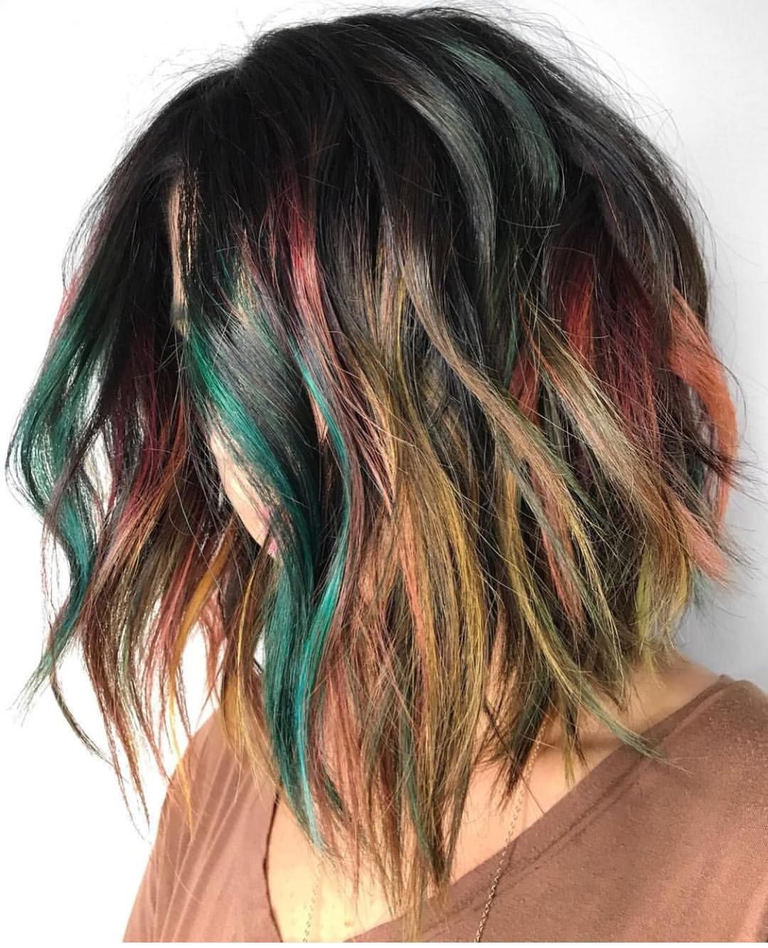 Multi-Toned Short Hair Color Ideas