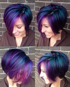 Multi-Toned Short Hair Color Ideas