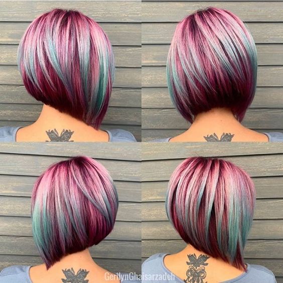 Multi-Toned Short Hair Color Ideas