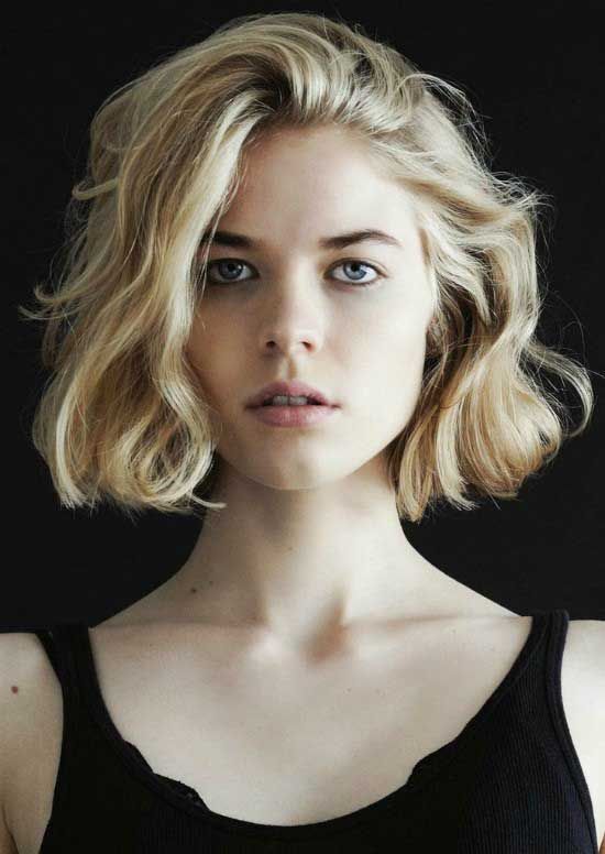 wavy bob hairstyles Women Pinterest