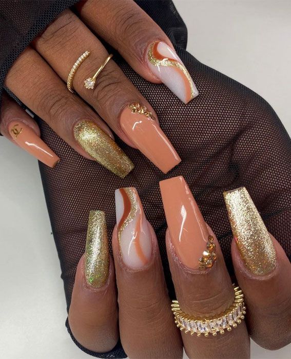 Brown Nail Designs