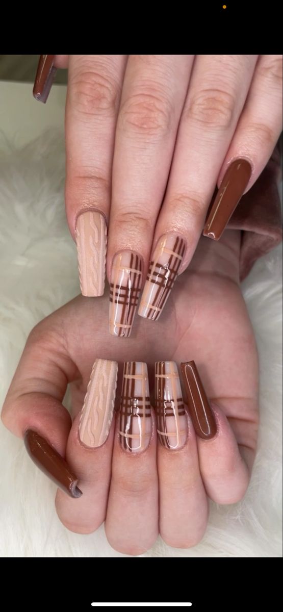 Brown Nail Designs