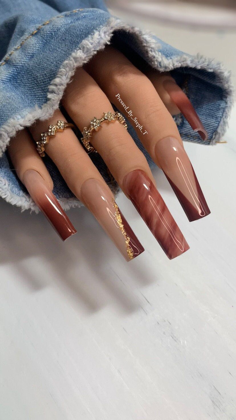 Brown Nail Designs