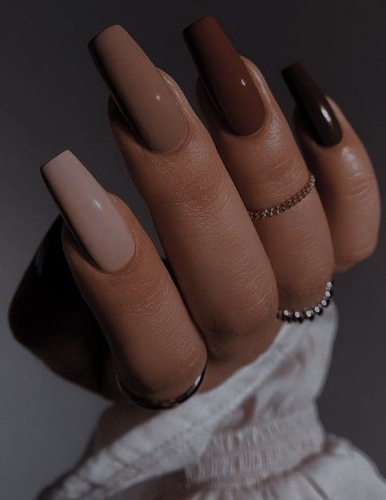 Brown Nail Designs
