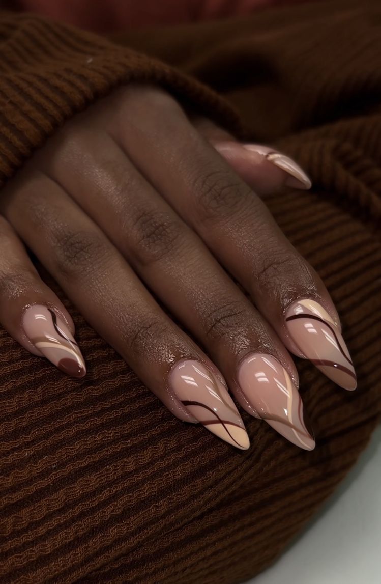 Brown Nail Designs