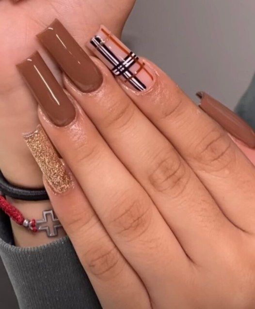 Brown Nail Designs