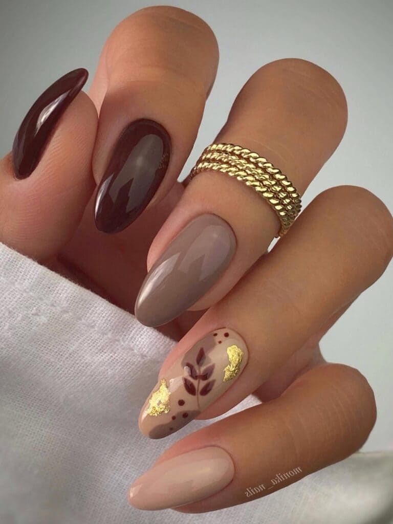 Brown Nail Designs