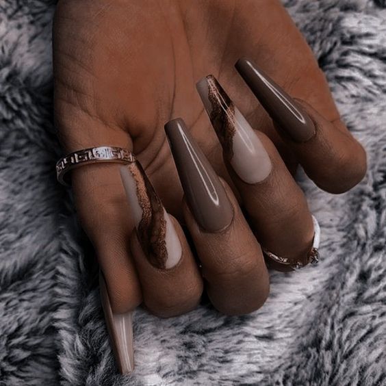 Brown Nail Designs