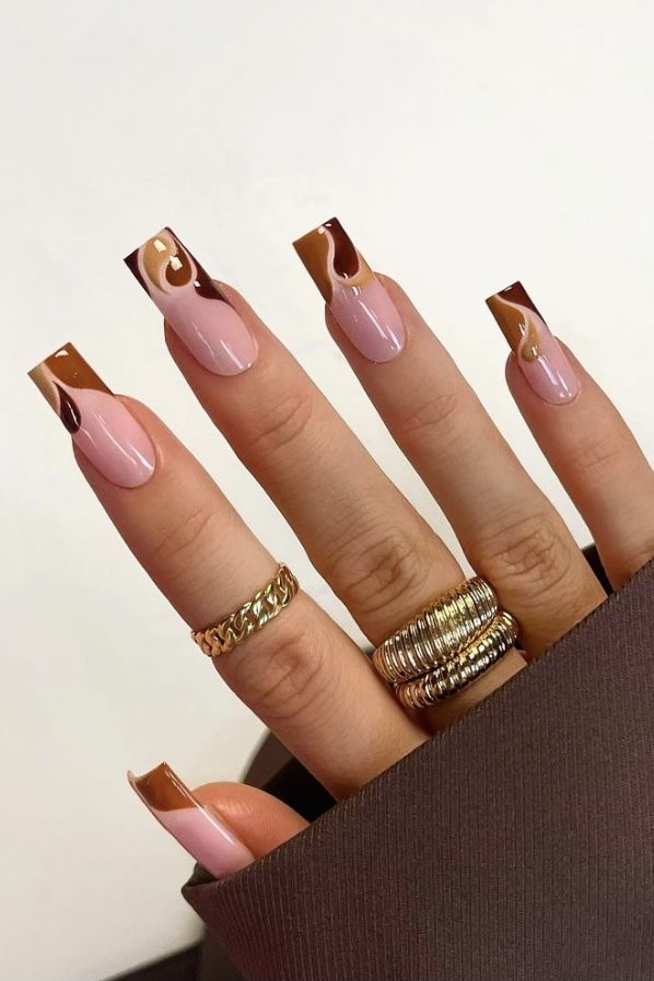 Brown Nail Designs