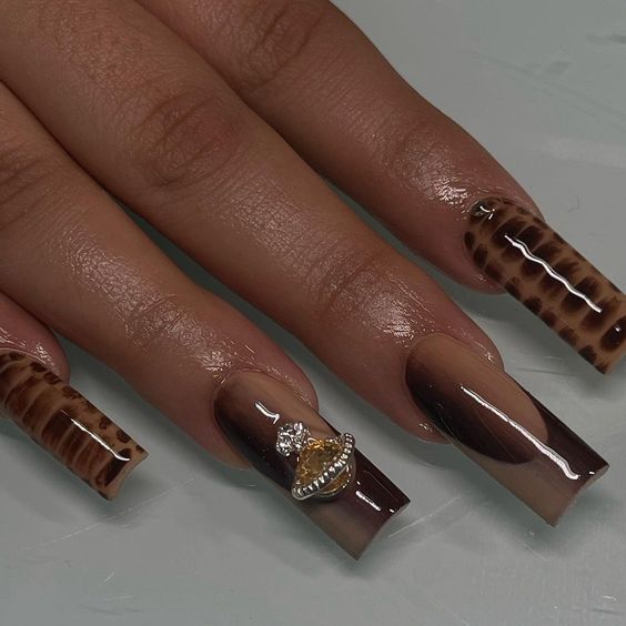 Brown Nail Designs