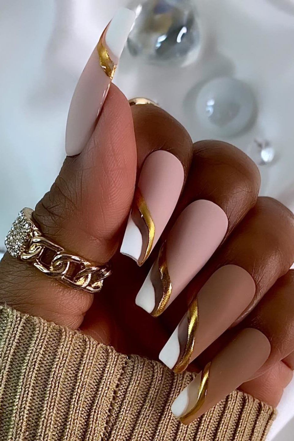 Brown Nail Designs