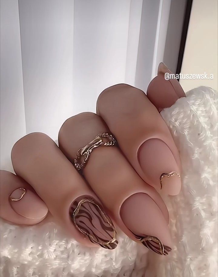 Brown Nail Designs