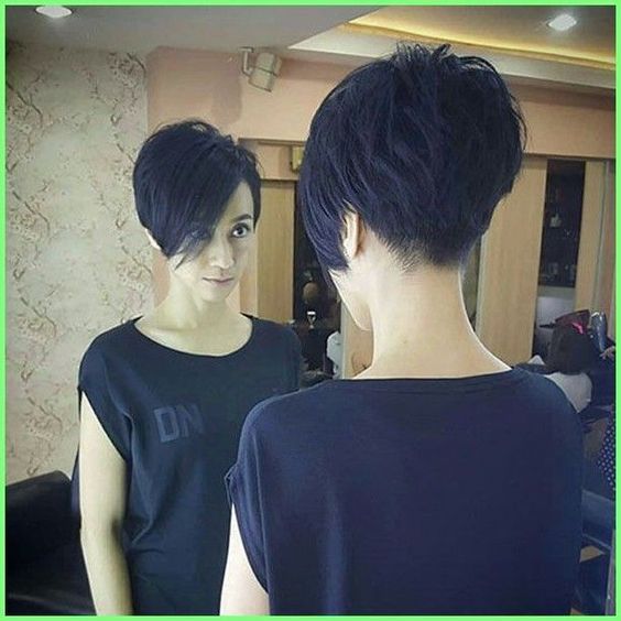 Dark Short Haircut Ideas Pinterest