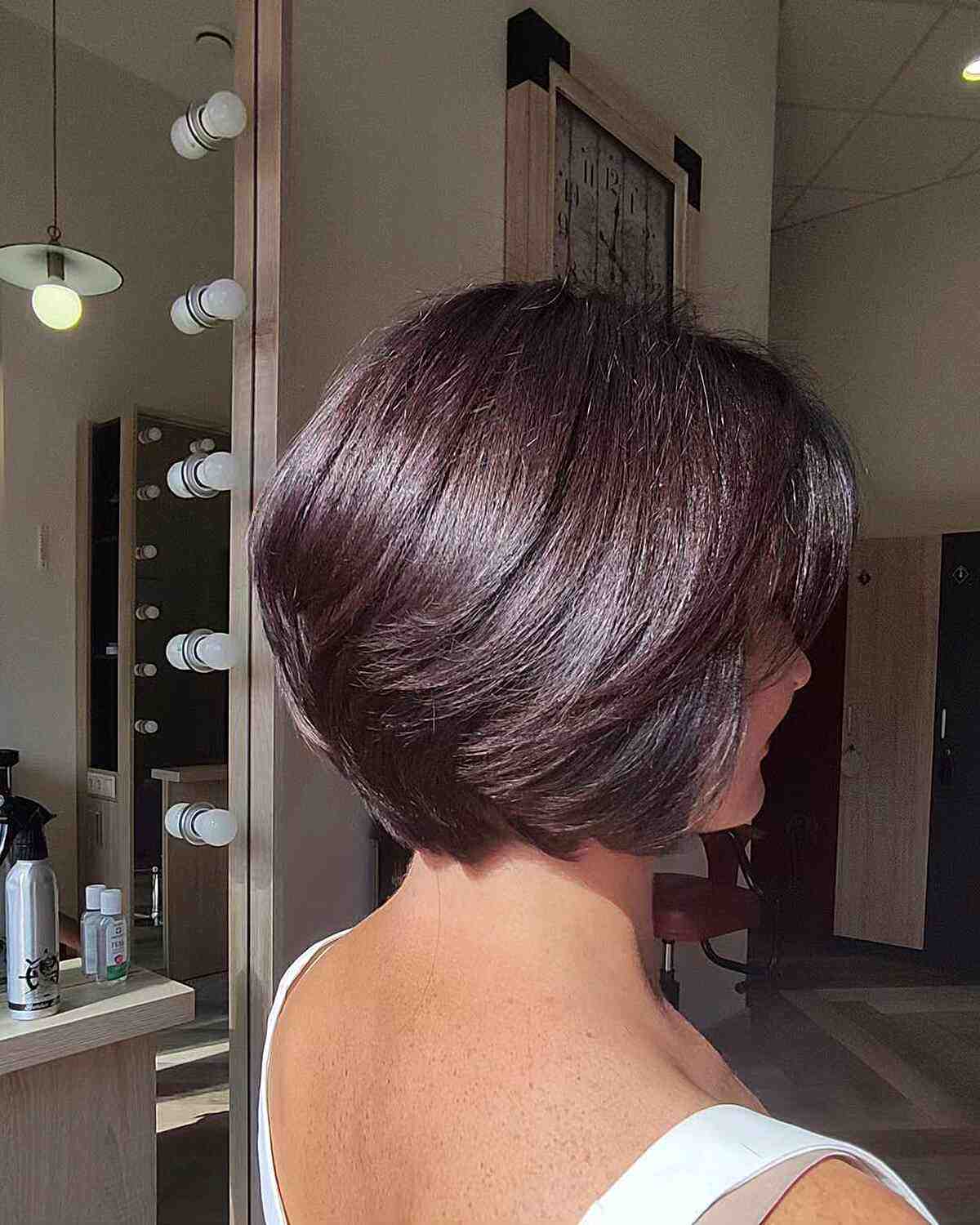 Dark Short Haircut Ideas Pinterest