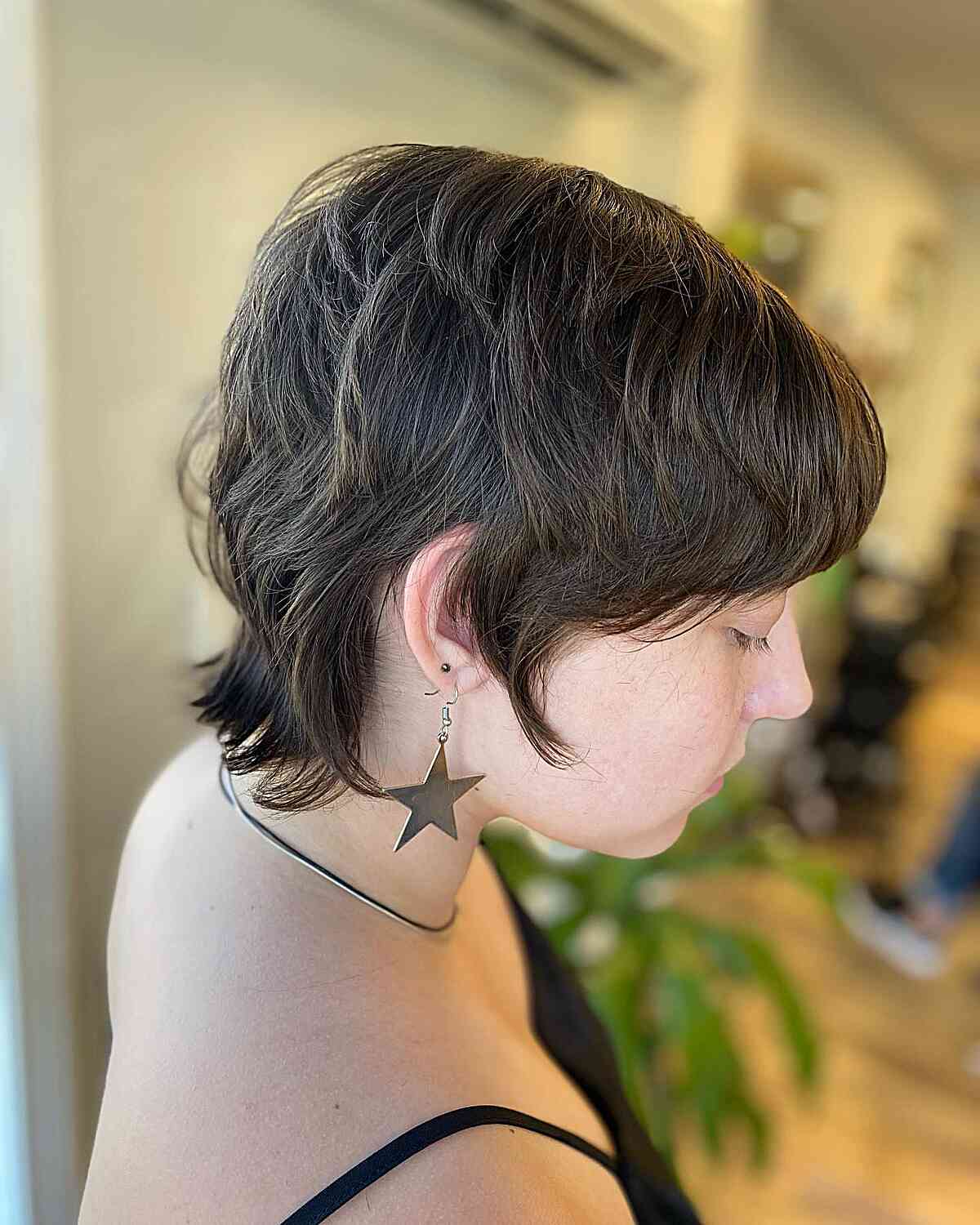 Dark Short Haircut Ideas Pinterest