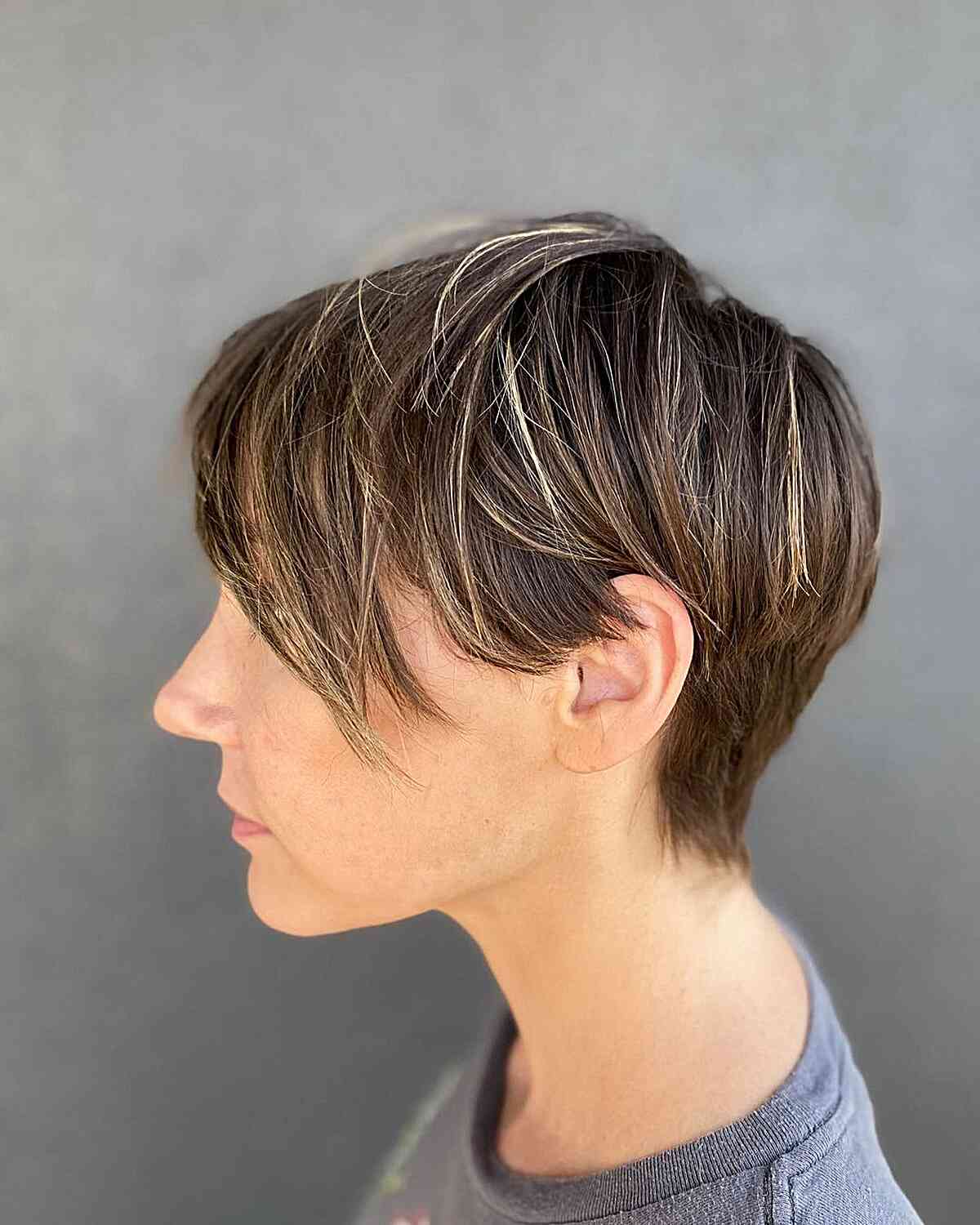 Dark Short Haircut Ideas Pinterest