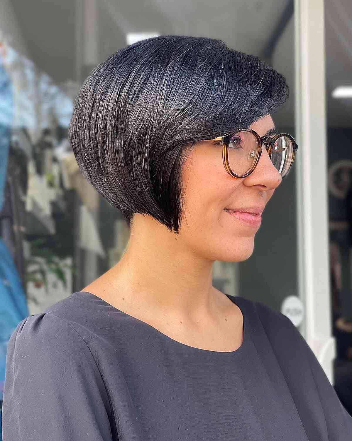 Dark Short Haircut Ideas Pinterest