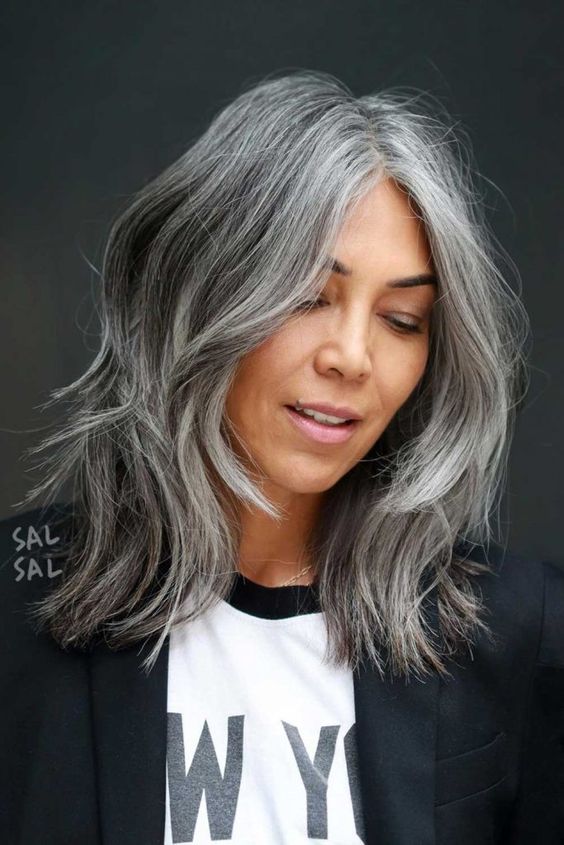 Mid-Length Haircuts for Women Over 50