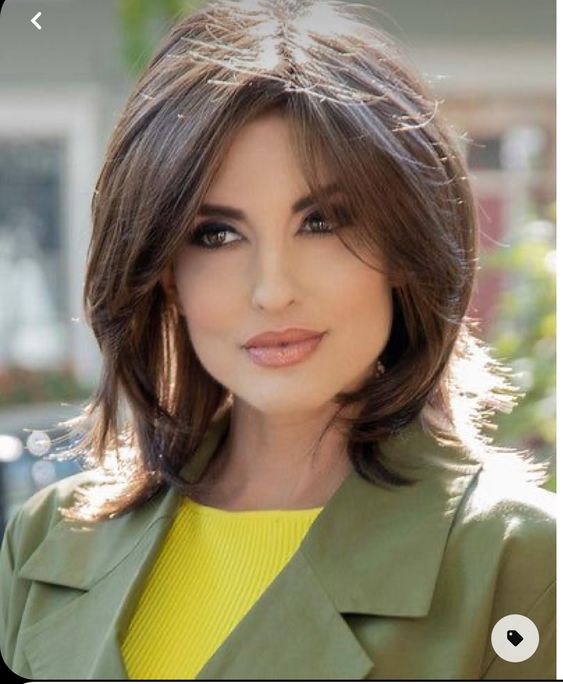 Mid-Length Haircuts for Women Over 50