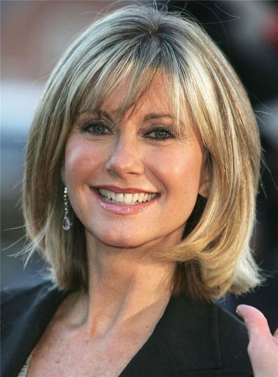 Mid-Length Haircuts for Women Over 50