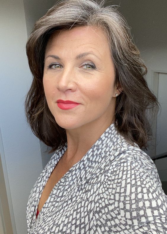 Mid-Length Haircuts for Women Over 50