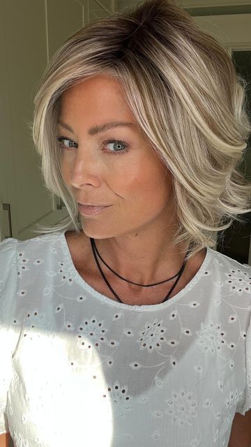 Mid-Length Haircuts for Women Over 50