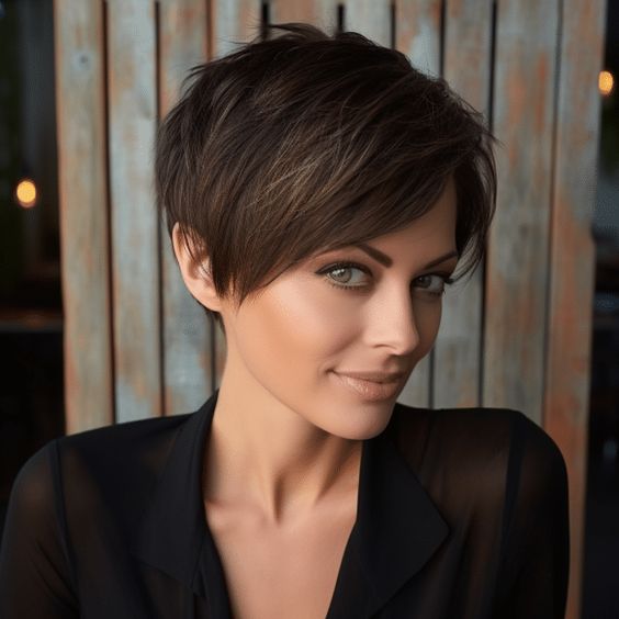 Short hairstyles for women trending 2024
